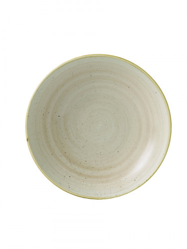 Assiette creuse rond Nutmeg Cream porcelaine vitrifiée Ø 24,8 cm Stonecast Nutmeg Churchill
