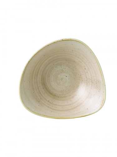 Bol triangulaire Nutmeg Cream porcelaine vitrifiée 15,3x15,3 cm Stonecast Nutmeg Churchill