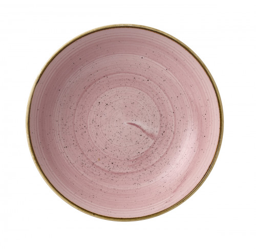 Assiette creuse rond Petal Pink porcelaine vitrifiée Ø 24,8 cm Stonecast Petal Churchill