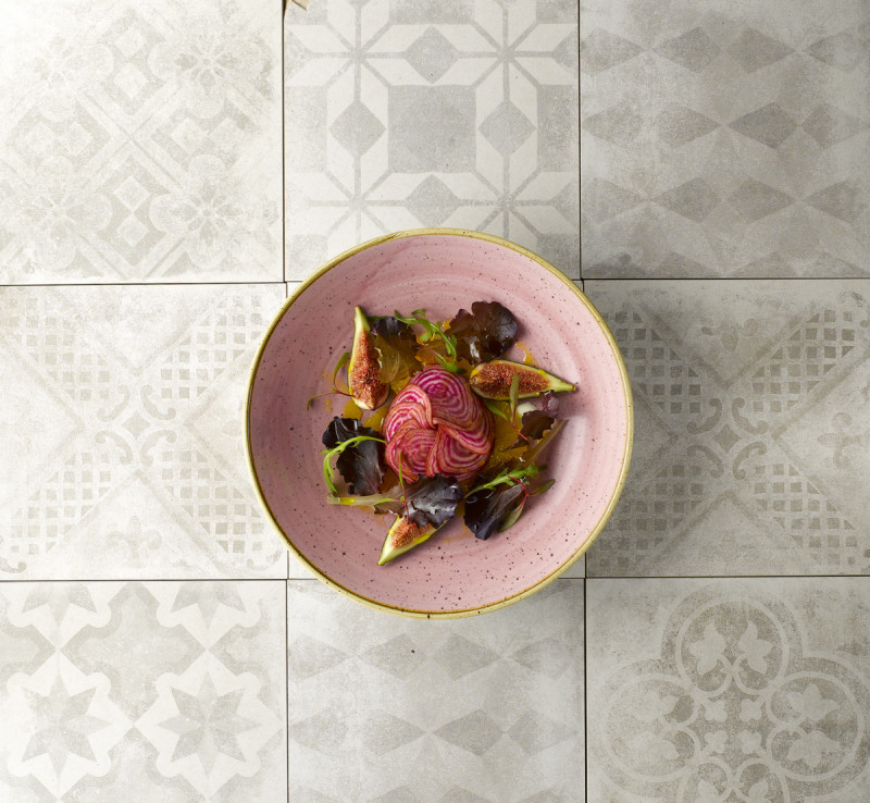 Assiette creuse rond Petal Pink porcelaine vitrifiée Ø 24,8 cm Stonecast Petal Churchill