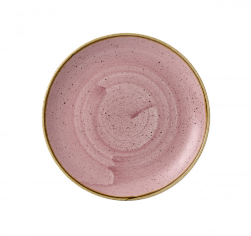 Assiette coupe rond Petal Pink porcelaine vitrifiée Ø 21,7 cm Stonecast Petal Churchill