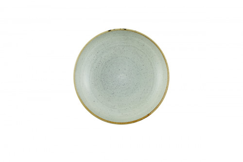 Assiette creuse rond raw grey porcelaine vitrifiée Ø 24,8 cm Stonecast Raw Churchill