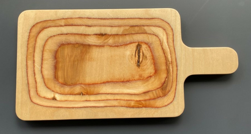 Planche rectangulaire bouleau 40 cm De La Roca