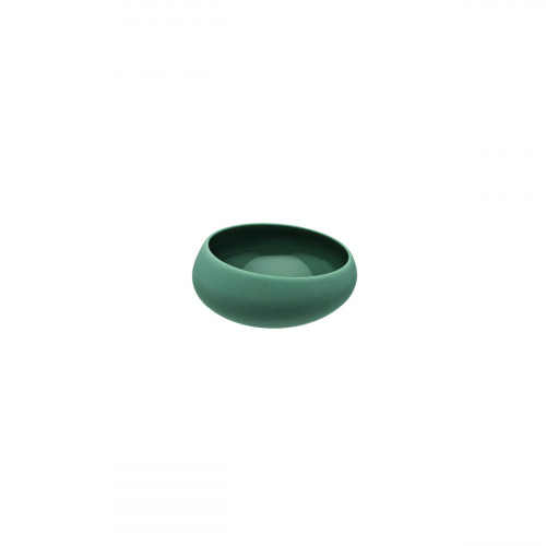 Cocotte sans couvercle rond argile verte grès émaillé Ø 12 cm Bahia Degrenne