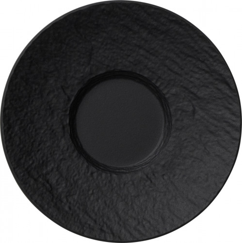 Sous tasse rond noir porcelaine Ø 12 cm The Rock Villeroy & Boch