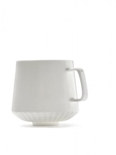 Tasse à café lungo rond blanc porcelaine bone china Ø 7 cm Nido Serax