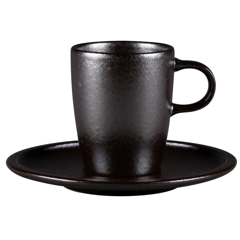 Tasse à café rond Forge porcelaine vitrifiée 20 cl Ø 7 cm Rakstone Ease Rak