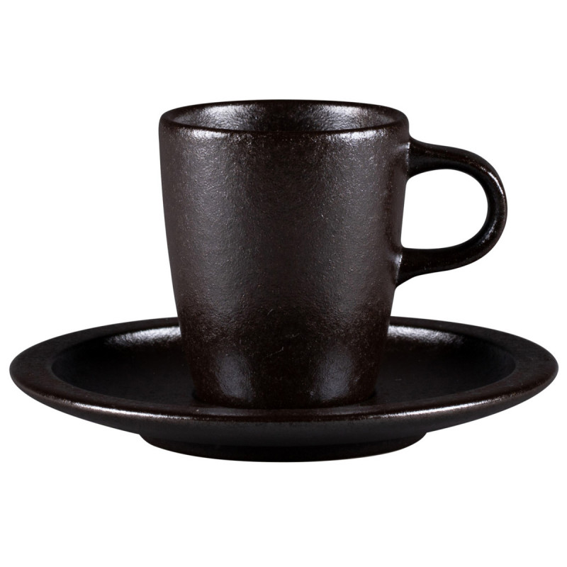 Tasse à thé rond Forge porcelaine vitrifiée 23 cl Ø 7,3 cm Rakstone Ease Rak