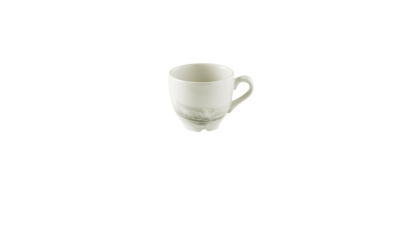 Sous tasse à espresso rond vert porcelaine vitrifiée Ø 11,8 cm Finca Flint Dudson