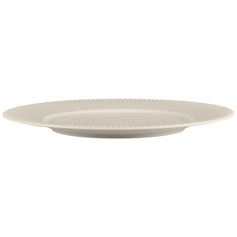Assiette plate rond blanc porcelaine bone china Ø 32,5 cm Spectra Rak