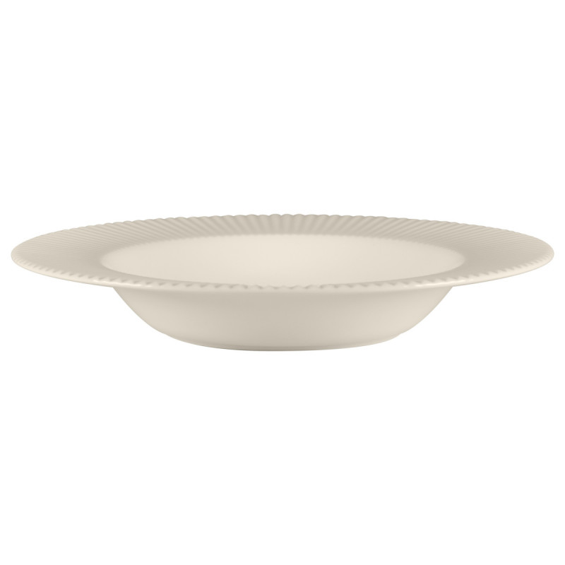 Assiette creuse rond blanc porcelaine bone china Ø 30,9 cm Spectra Rak