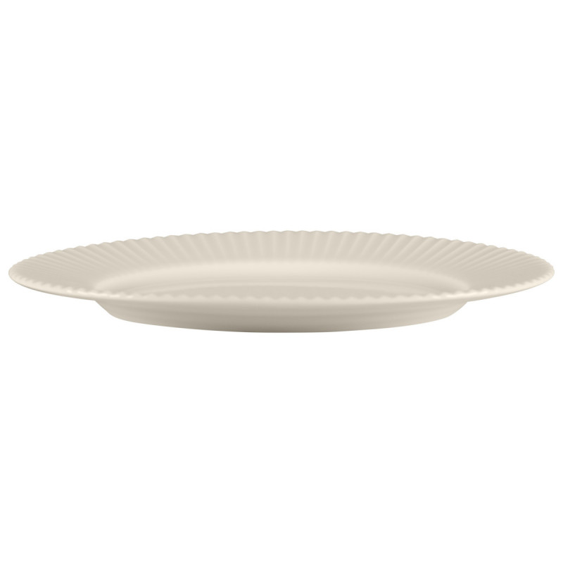Plat ovale blanc porcelaine bone china 25,5 cm Spectra Rak
