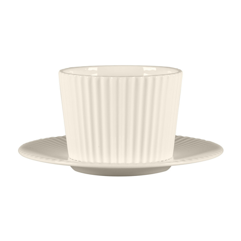 Tasse sans anse rond blanc porcelaine bone china 23,7 cl Ø 31,8 cm Spectra Rak