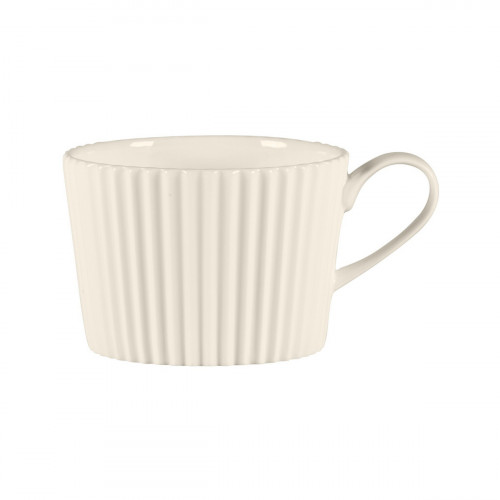 Tasse à café / thé rond blanc porcelaine bone china 23,7 cl Ø 32,2 cm Spectra Rak