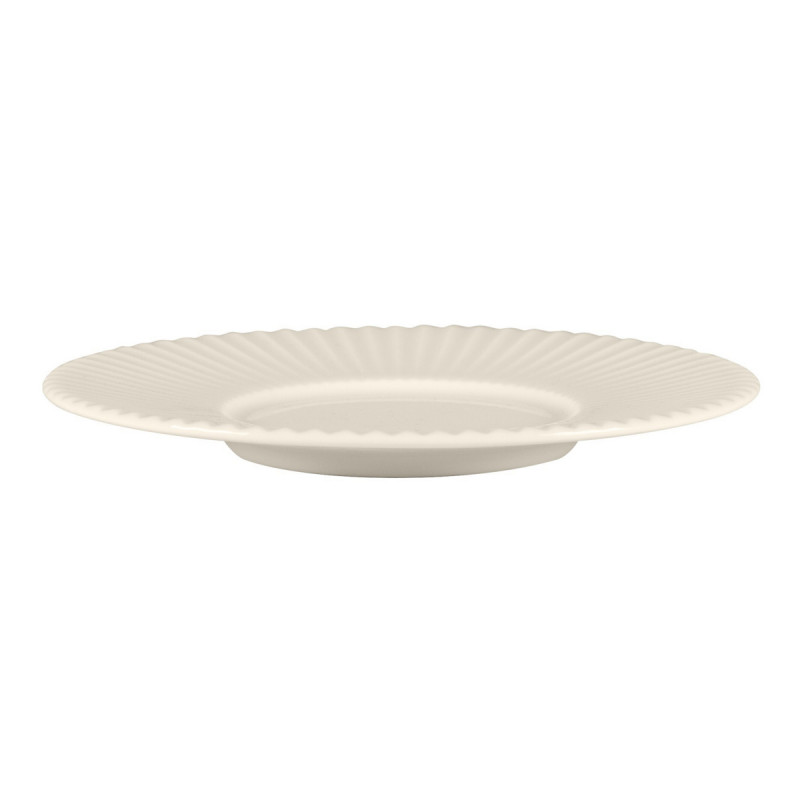 Sous tasse à café / thé rond blanc porcelaine bone china Ø 14,9 cm Spectra Rak