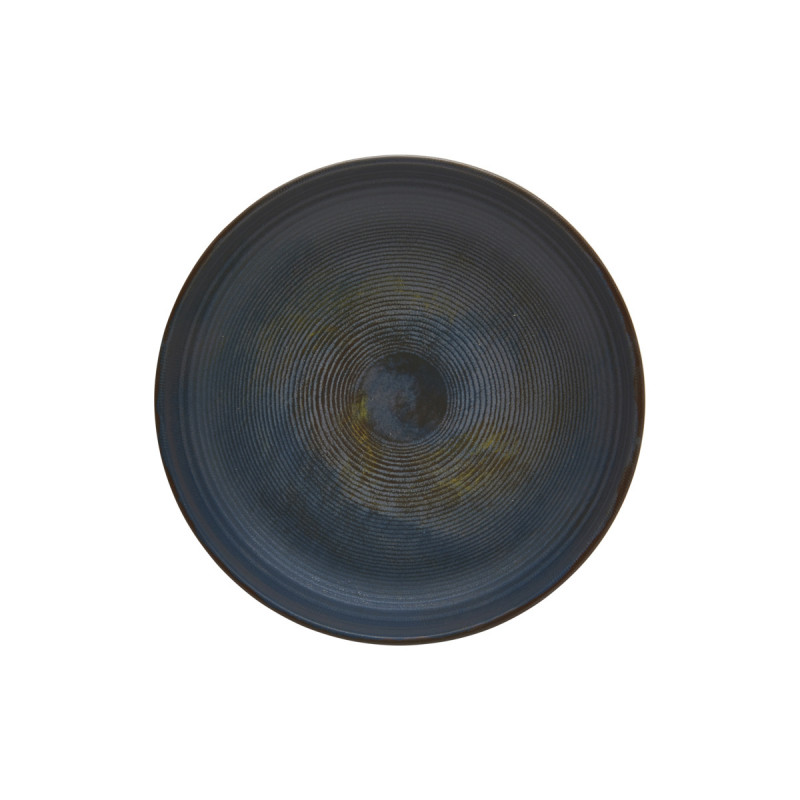 Assiette creuse rond grès émaillé Ø 22 cm Tornado Accolade