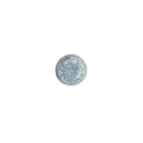 Coupelle rond bleu grès émaillé Ø 12 cm Ice Accolade