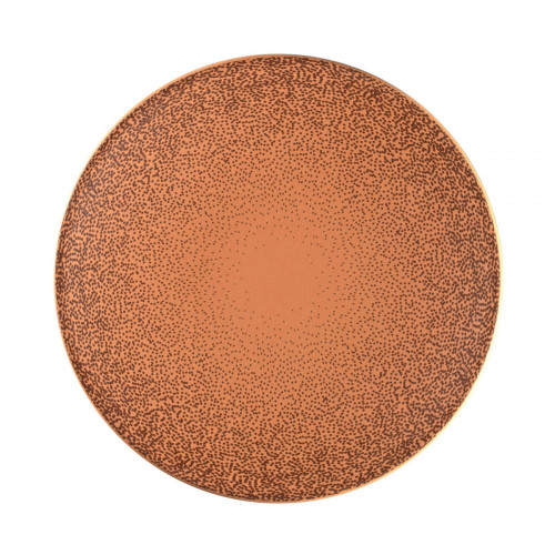 Assiette extra plate rond Tero Décor Denia porcelaine Ø 26,5 cm Earth Rak