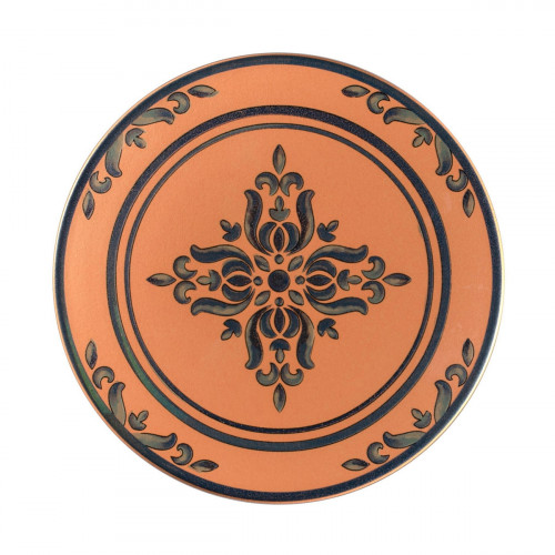 Assiette extra plate rond Tero Décor Ostia porcelaine Ø 15,7 cm Earth Rak