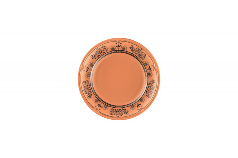 Assiette plate rond Tero Décor Prima porcelaine Ø 20,7 cm Earth Rak