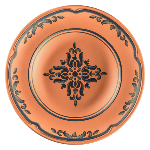 Assiette creuse rond Tero Décor Ostia porcelaine Ø 30 cm Earth Rak
