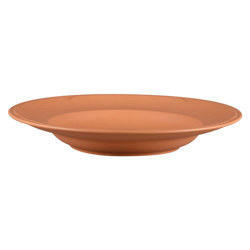Assiette creuse rond Tero Décor Prima porcelaine Ø 23,8 cm Earth Rak