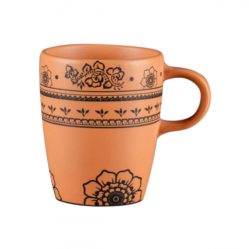 Tasse à café rond Tero Décor Alexandria porcelaine 20 cl Ø 7 cm Earth Rak