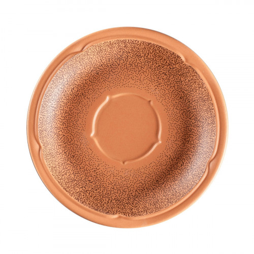 Sous tasse à café/thé rond Tero Décor Denia porcelaine Ø 15 cm Earth Rak
