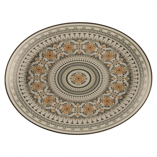 Plat ovale Argila Décor Genoa porcelaine 36 cm Earth Rak