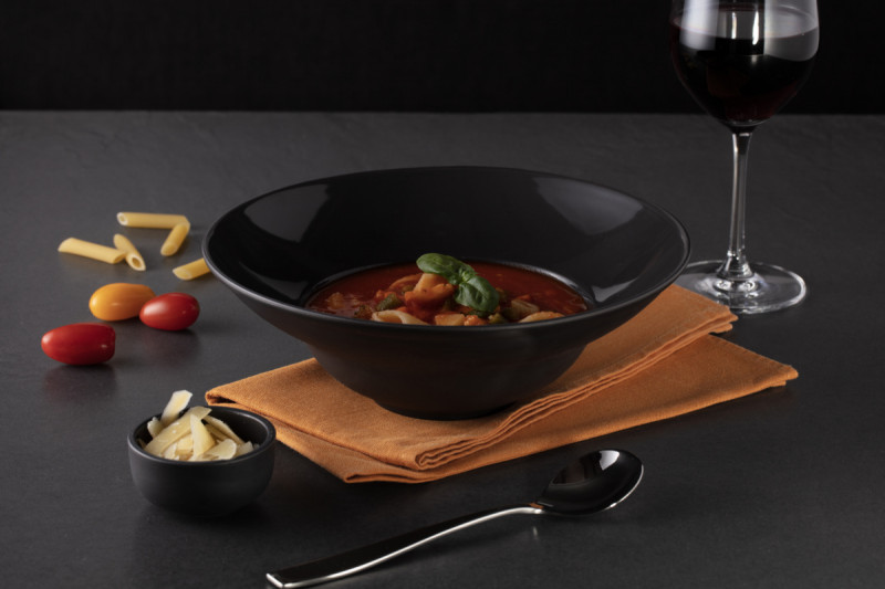 Assiette extra creuse rond Ghera porcelaine Ø 22,7 cm Earth Rak