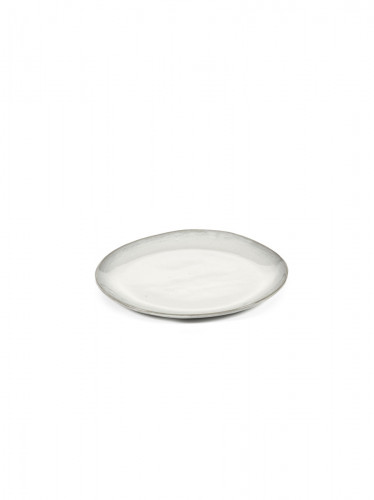 Assiette coupe plate rond écru grès émaillé Ø 20 cm La Mère Serax