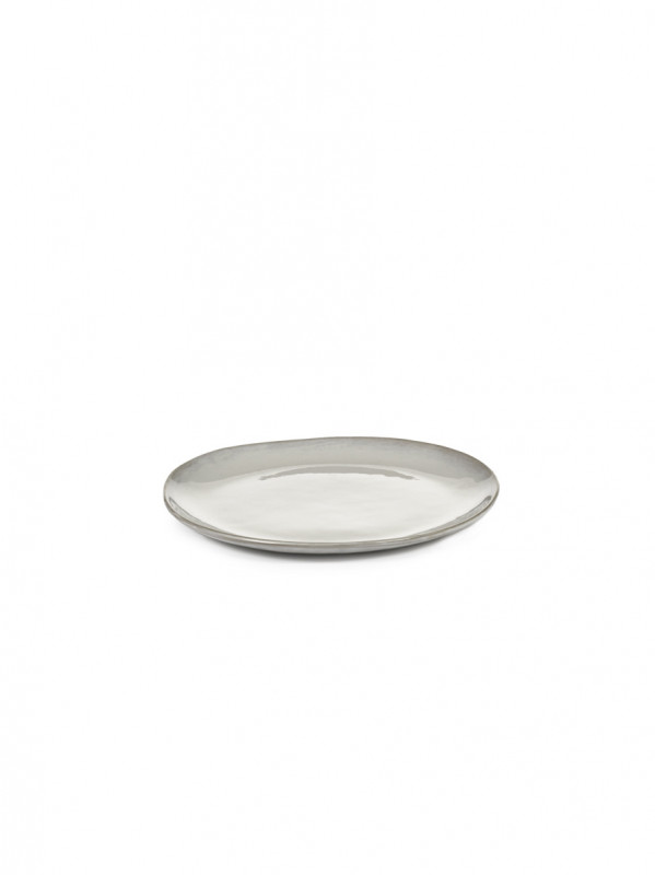 Assiette coupe plate rond écru grès émaillé Ø 20 cm La Mère Serax