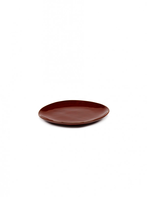 Assiette coupe plate rond Venetian red grès émaillé Ø 20 cm La Mère Serax