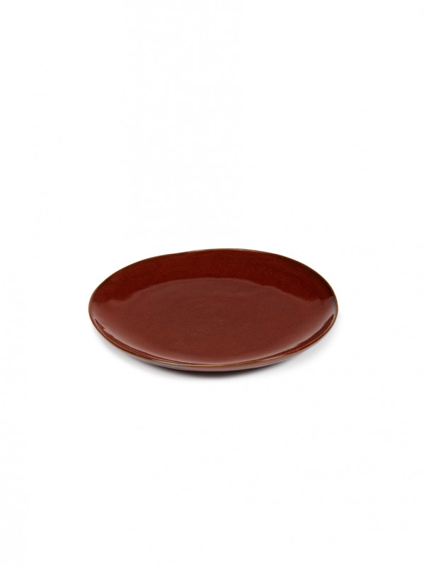 Assiette coupe plate rond Venetian red grès émaillé Ø 25 cm La Mère Serax