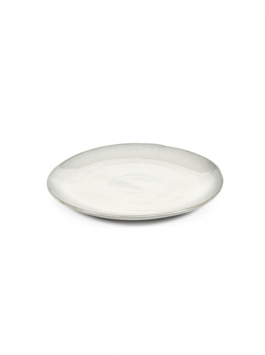 Assiette coupe plate rond écru grès émaillé Ø 27 cm La Mère Serax