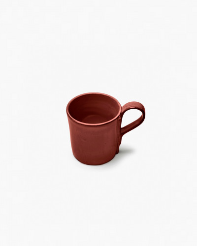 Tasse à café rond Venetian red grès émaillé 13 cl 10 cm La Mère Serax