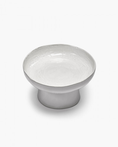 Plat rond écru grès émaillé 31 cm La Mère Serax