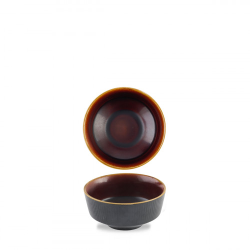 Bol à soupe rond Tokyo Black porcelaine vitrifiée Ø 13 cm Nourish Tokyo Churchill
