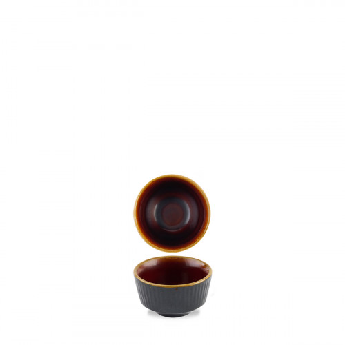 Pot à sauce rond Tokyo Black porcelaine vitrifiée Ø 8 cm Nourish Tokyo Churchill