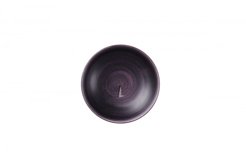 Assiette creuse rond deep purple porcelaine vitrifiée Ø 18,2 cm Stonecast Patina Churchill