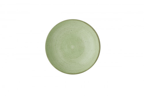 Assiette creuse rond Sage Green porcelaine vitrifiée Ø 18,2 cm Stonecast Sage Churchill