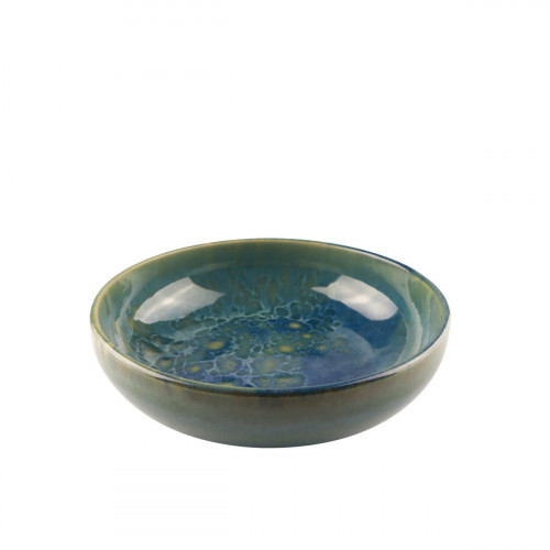 Coupelle rond bleu grès émaillé Ø 16 cm Magic Accolade