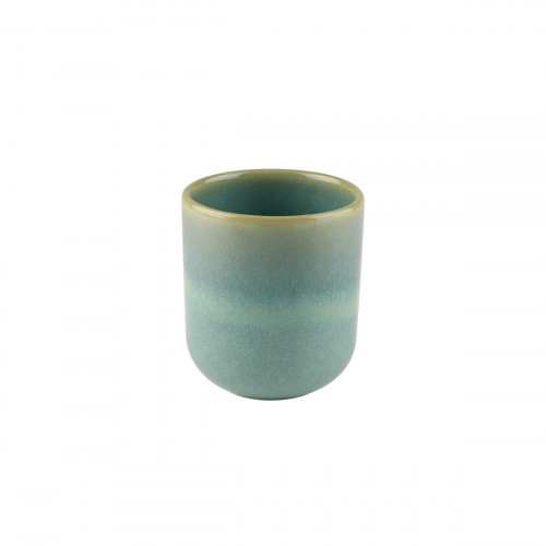 Gobelet rond bleu grès émaillé 9 cl Ø 5,5 cm Magic Accolade