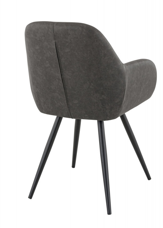 Fauteuil d'intérieur gris anthracite 87x57x59 cm Olaf Flexmob