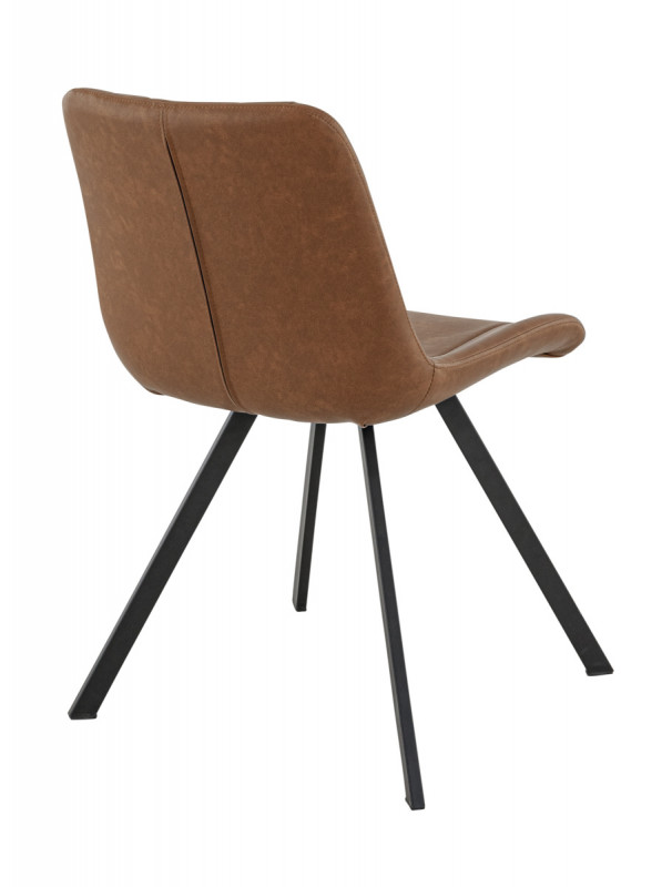 Chaise d'intérieur marron 78x49x61 cm Jacob Flexmob