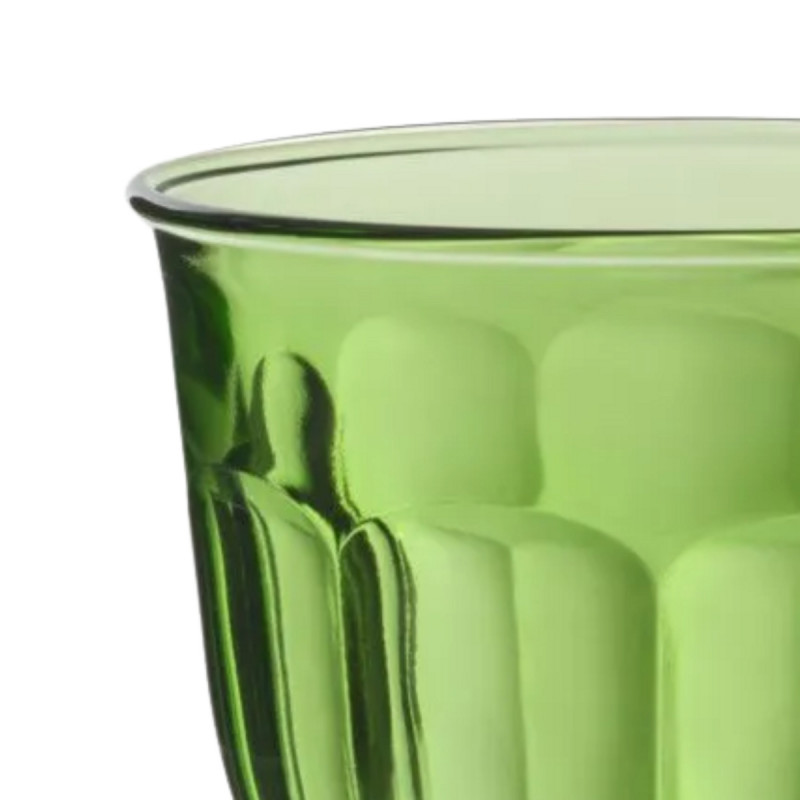 Gobelet forme basse vert verre trempé 25 cl Picardie Duralex