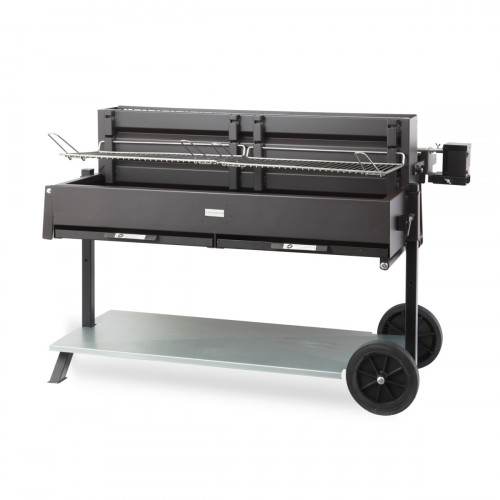 Barbecue + chariot acier 147 cm x 100 cm Exception Mechoui Le Marquier