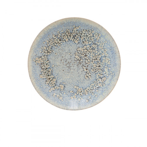 Assiette coupe rond gris grès émaillé Ø 27 cm Tropic Accolade
