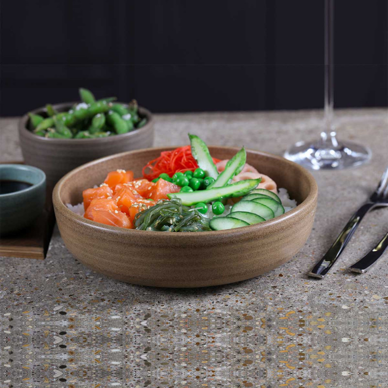 Ramequin rond Dark Green porcelaine vitrifiée Ø 10 cm Selva Rak
