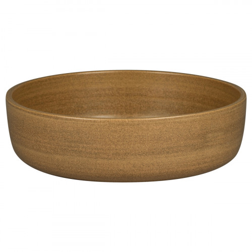 Bol rond Autumn Brown porcelaine vitrifiée Ø 24 cm Selva Rak